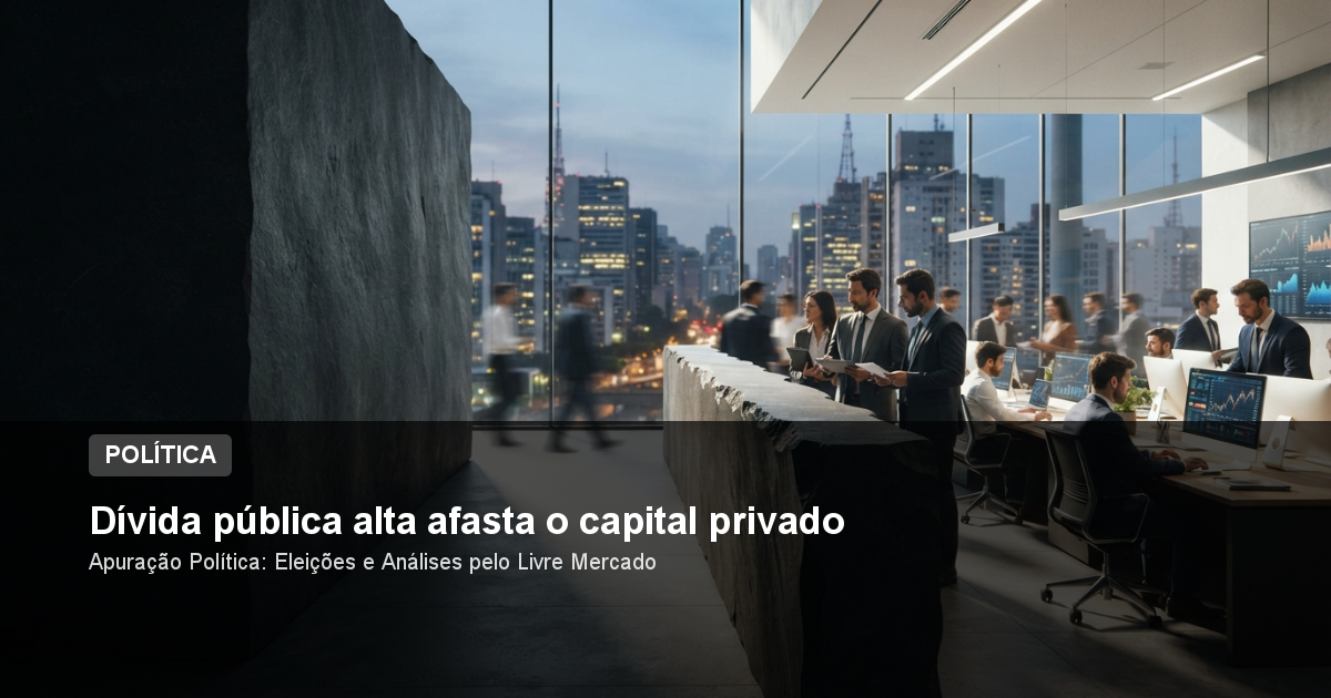 Dívida pública alta afasta o capital privado